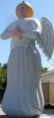 Angel shape - Christmas Balloon. Many sizes of Angel shape Christmas Balloons available.